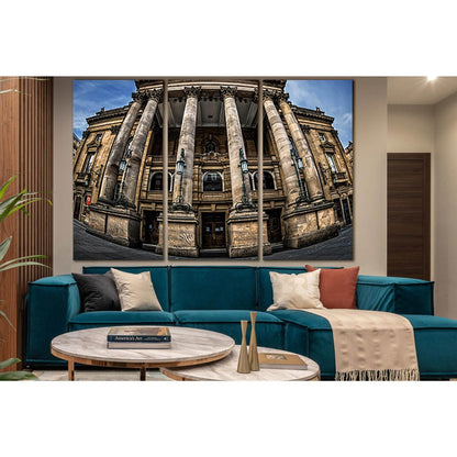 Architecture Newcastle Theater Royal №SL1362 Ready to Hang Canvas Print - Zellart Canvas Prints 0new, ALL_Products, Architecture