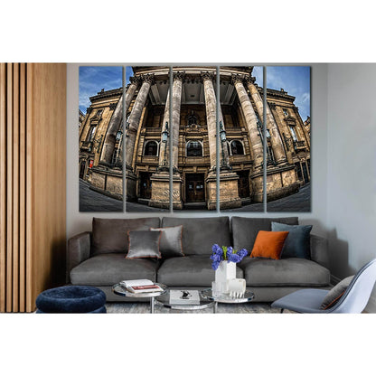 Architecture Newcastle Theater Royal №SL1362 Ready to Hang Canvas Print - Zellart Canvas Prints 0new, ALL_Products, Architecture