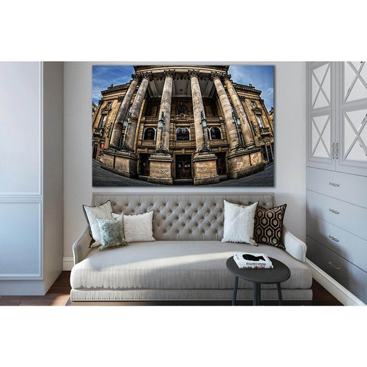 Architecture Newcastle Theater Royal №SL1362 Ready to Hang Canvas Print - Zellart Canvas Prints 0new, ALL_Products, Architecture