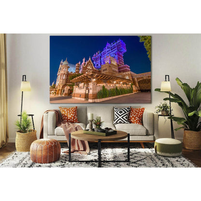 Architecture Of Tokyo Disneysea №SL1377 Ready to Hang Canvas Print - Zellart Canvas Prints 0new, ALL_Products, Architecture