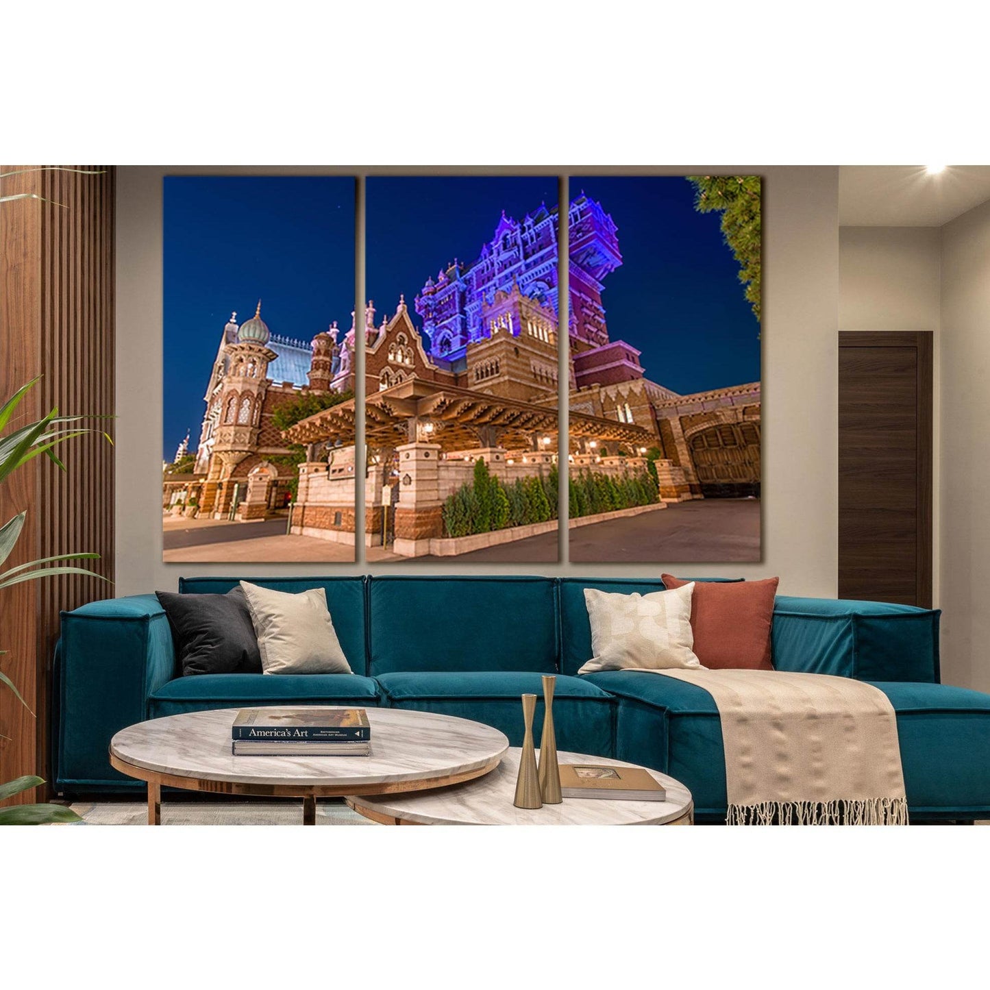 Architecture Of Tokyo Disneysea №SL1377 Ready to Hang Canvas Print - Zellart Canvas Prints 0new, ALL_Products, Architecture