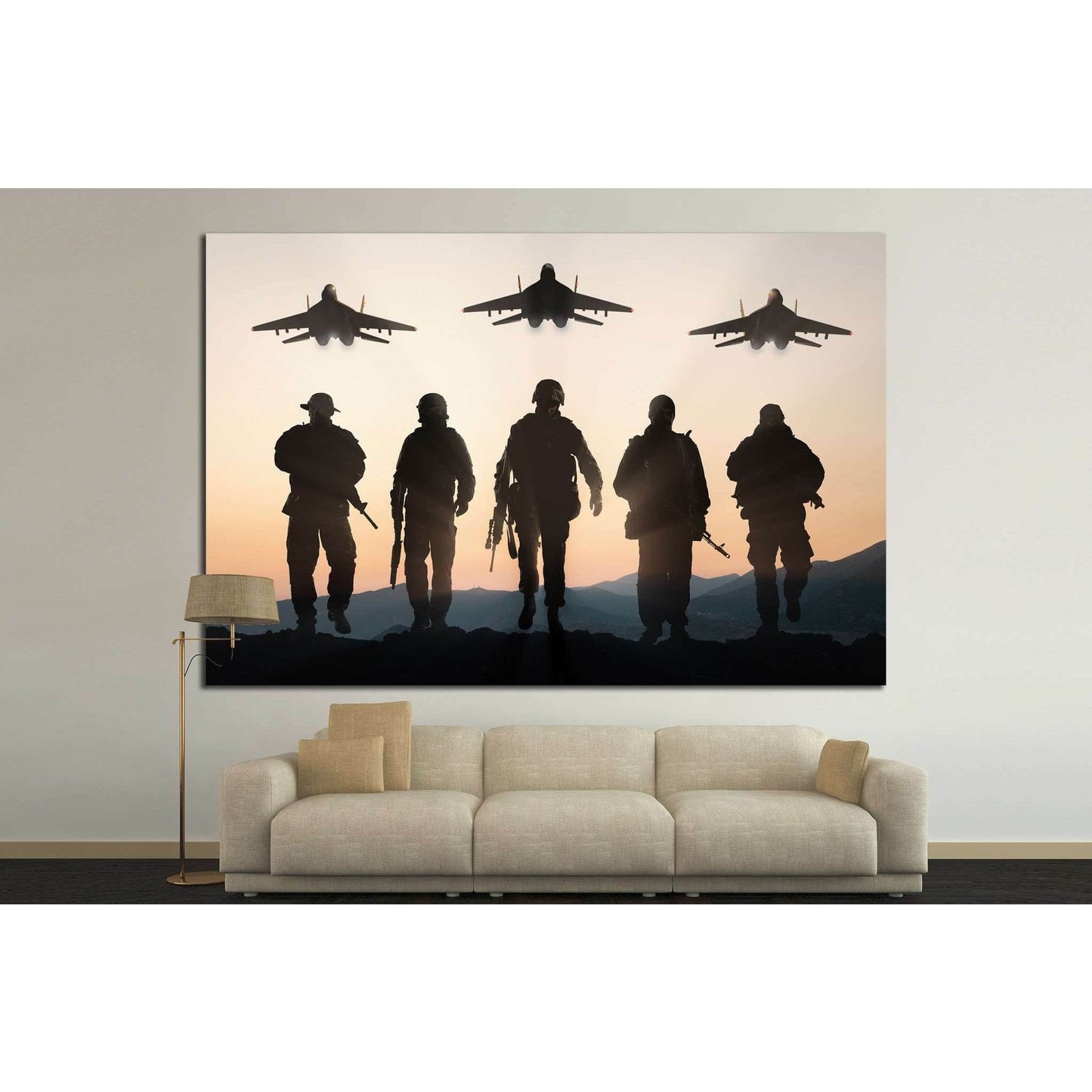 Army Soldiers №9 Ready to Hang Canvas PrintCanvas art arrives ready to hang, with hanging accessories included and no additional framing required. Every canvas print is hand-crafted, made on-demand at our workshop and expertly stretched around 100% North