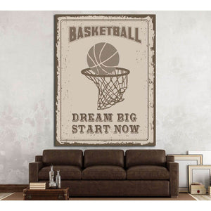 Art canvas in vintage style №4502 Ready to Hang Canvas Print - Zellart Canvas Prints ALL_Products, s-4502