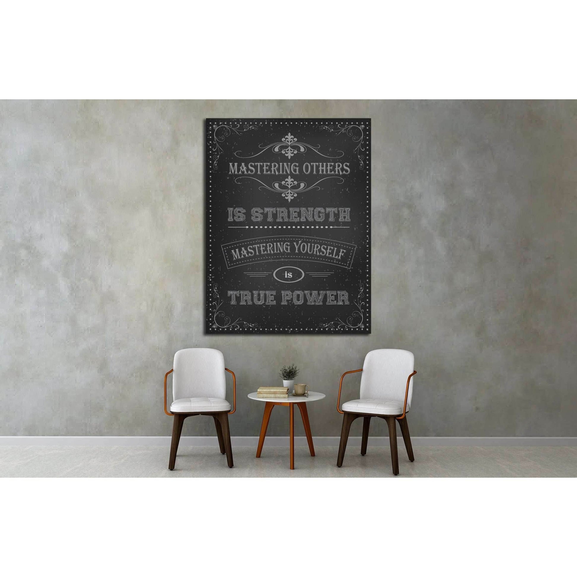 Art canvas in vintage style №4507 Ready to Hang Canvas Print - Zellart Canvas Prints ALL_Products, s-4507
