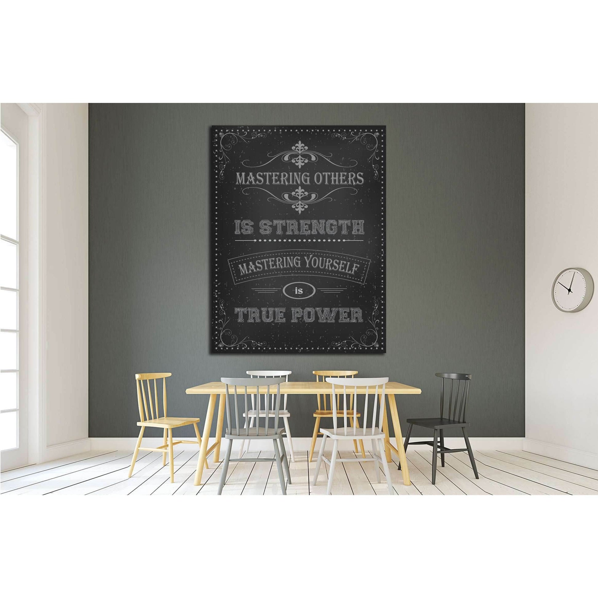 Art canvas in vintage style №4507 Ready to Hang Canvas Print - Zellart Canvas Prints ALL_Products, s-4507