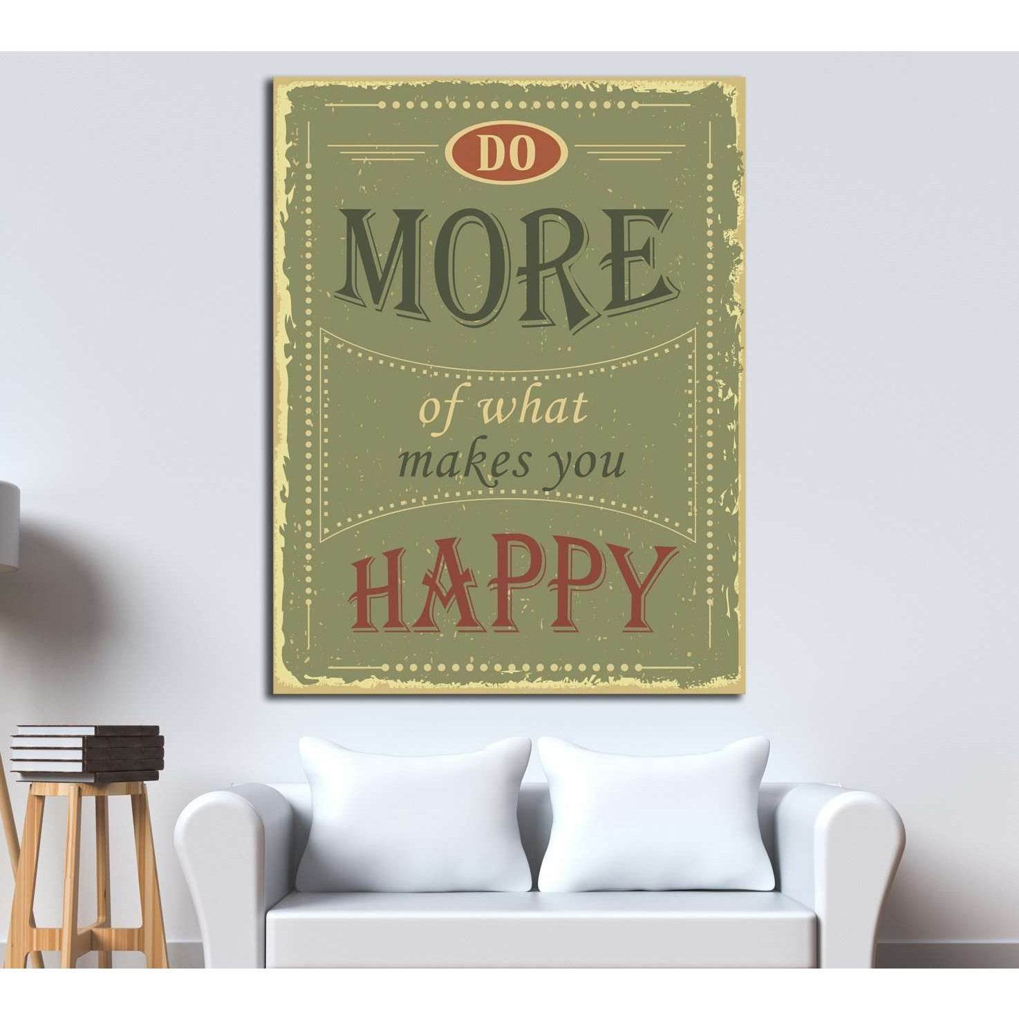 Art canvas in vintage style №4508 Ready to Hang Canvas Print - Zellart Canvas Prints ALL_Products, s-4508