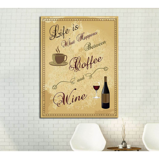 Art canvas in vintage style №4517 Ready to Hang Canvas Print - Zellart Canvas Prints ALL_Products, s-4517