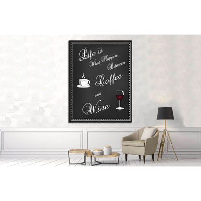 Art canvas in vintage style №4518 Ready to Hang Canvas Print - Zellart Canvas Prints ALL_Products, s-4518