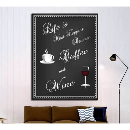 Art canvas in vintage style №4518 Ready to Hang Canvas Print - Zellart Canvas Prints ALL_Products, s-4518