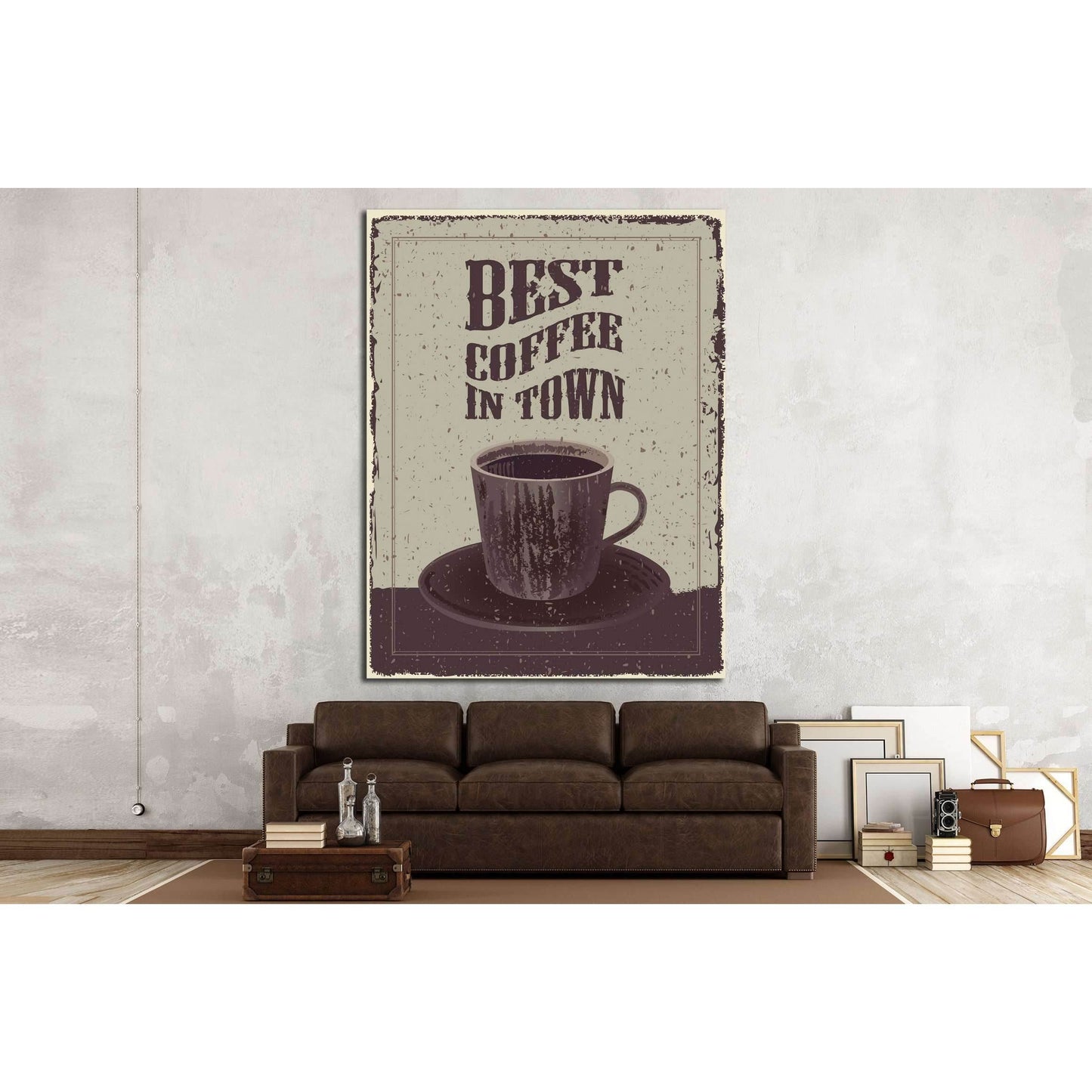 Art canvas in vintage style №4521 Ready to Hang Canvas PrintCanvas art arrives ready to hang, with hanging accessories included and no additional framing required. Every canvas print is hand-crafted, made on-demand at our workshop and expertly stretched a