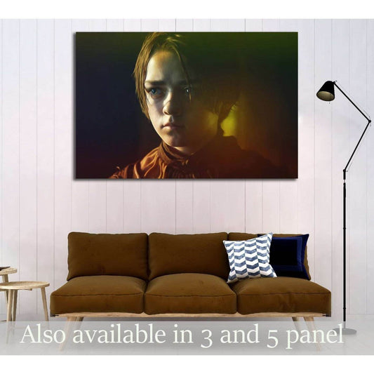 Arya Stark №3354 Ready to Hang Canvas Print - Zellart Canvas Prints ALL_Products, s-3354
