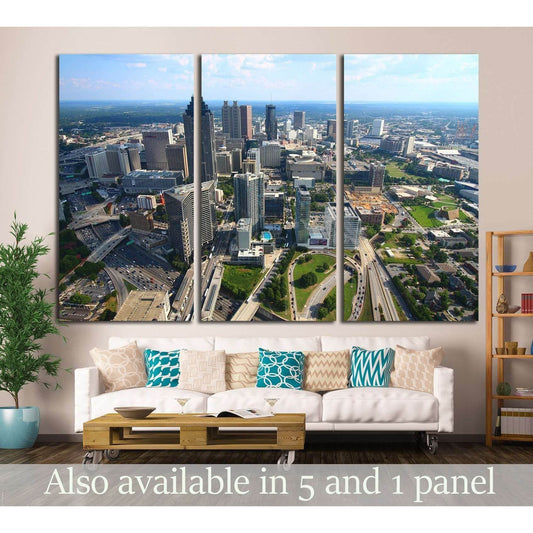 Atlanta South Curve №2218 Ready to Hang Canvas Print - Zellart Canvas Prints ALL_Products, s-2218