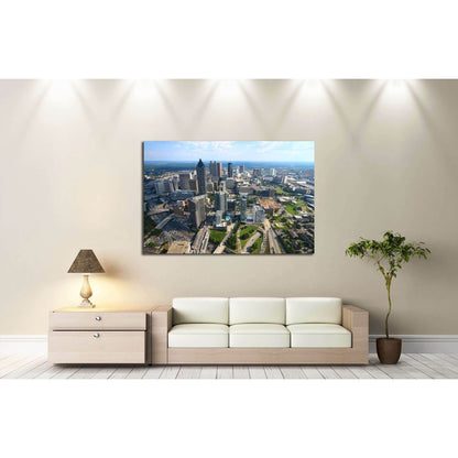 Atlanta South Curve №2218 Ready to Hang Canvas PrintCanvas art arrives ready to hang, with hanging accessories included and no additional framing required. Every canvas print is hand-crafted, made on-demand at our workshop and expertly stretched around 10