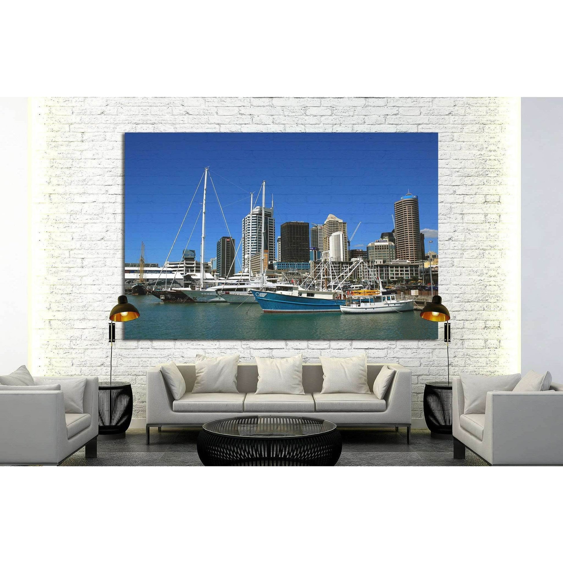 Auckland city, New Zealand №1138 Ready to Hang Canvas PrintCanvas art arrives ready to hang, with hanging accessories included and no additional framing required. Every canvas print is hand-crafted, made on-demand at our workshop and expertly stretched ar