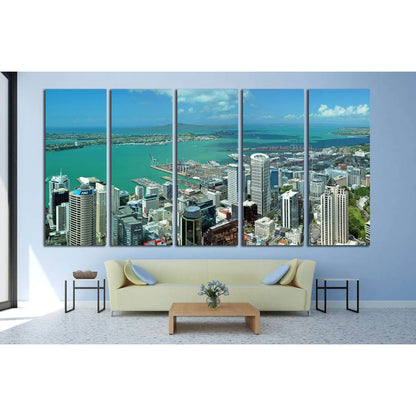 AUCKLAND, NEW ZEALAND №1630 Ready to Hang Canvas Print - Zellart Canvas Prints ALL_Products, s-1630