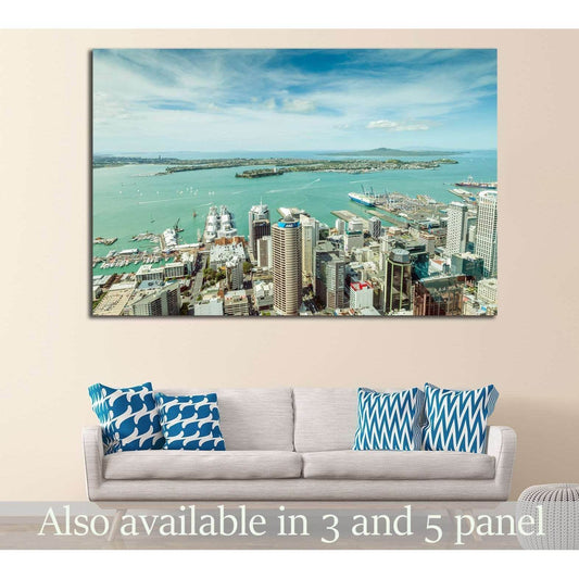 Auckland, New Zealand №1738 Ready to Hang Canvas Print - Zellart Canvas Prints ALL_Products, s-1738