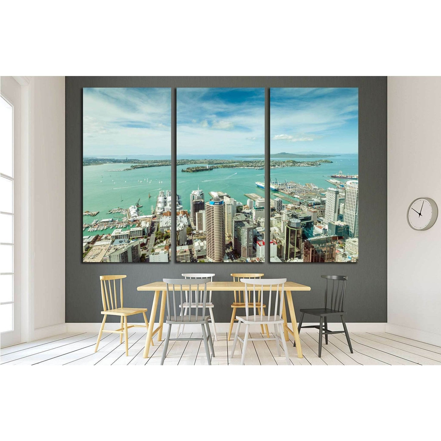 Auckland, New Zealand №1738 Ready to Hang Canvas Print - Zellart Canvas Prints ALL_Products, s-1738