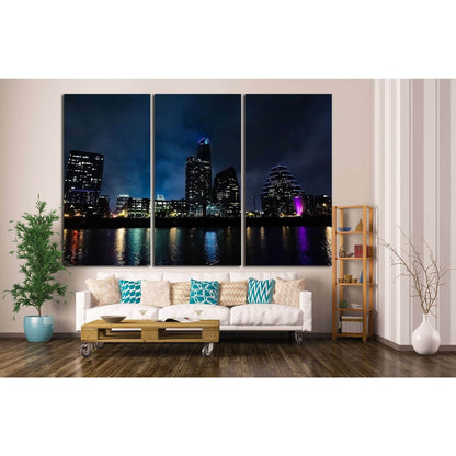 Austin, Texas №1038 Ready to Hang Canvas PrintCanvas art arrives ready to hang, with hanging accessories included and no additional framing required. Every canvas print is hand-crafted, made on-demand at our workshop and expertly stretched around 100% Nor