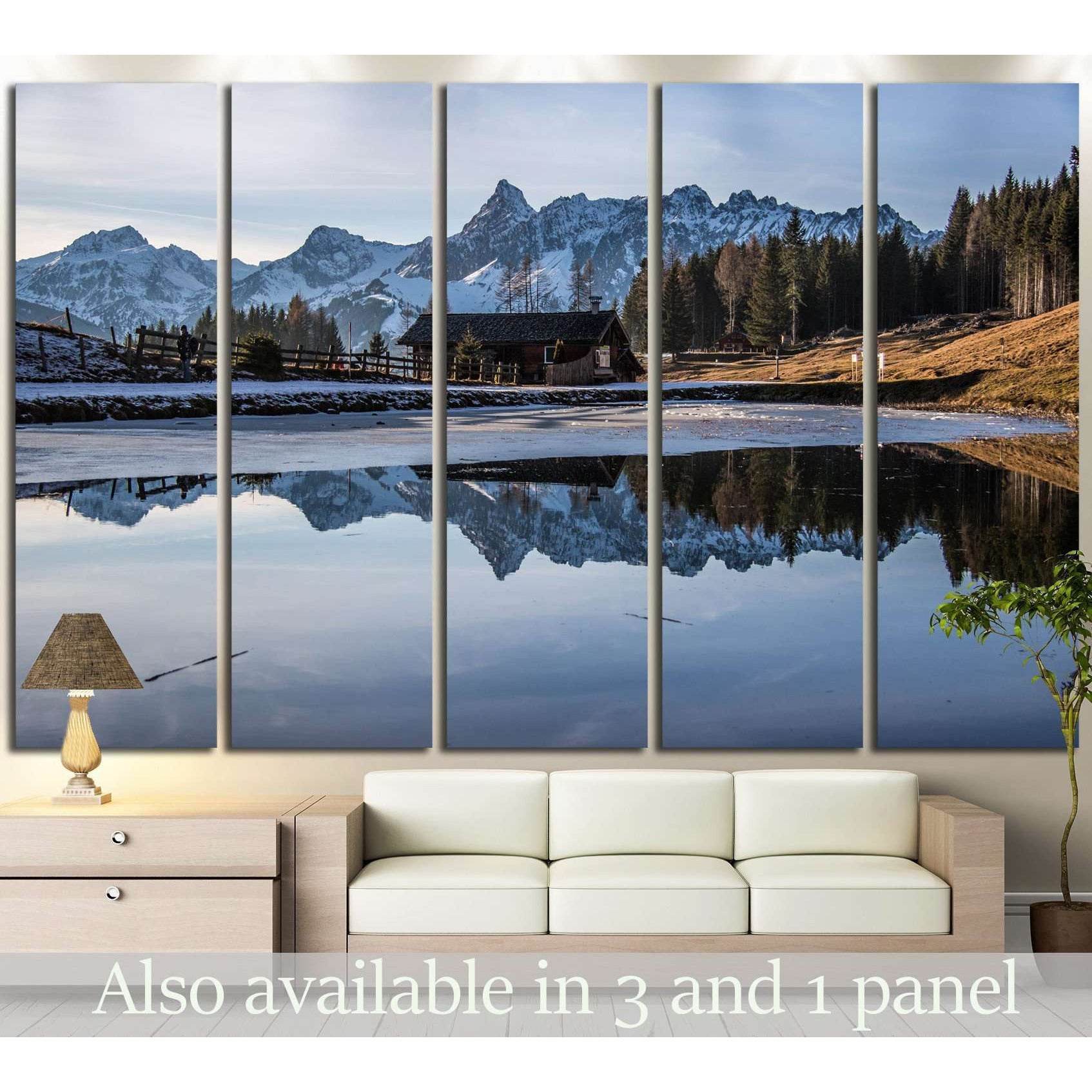Austria reflection №876 Ready to Hang Canvas PrintCanvas art arrives ready to hang, with hanging accessories included and no additional framing required. Every canvas print is hand-crafted, made on-demand at our workshop and expertly stretched around 100%