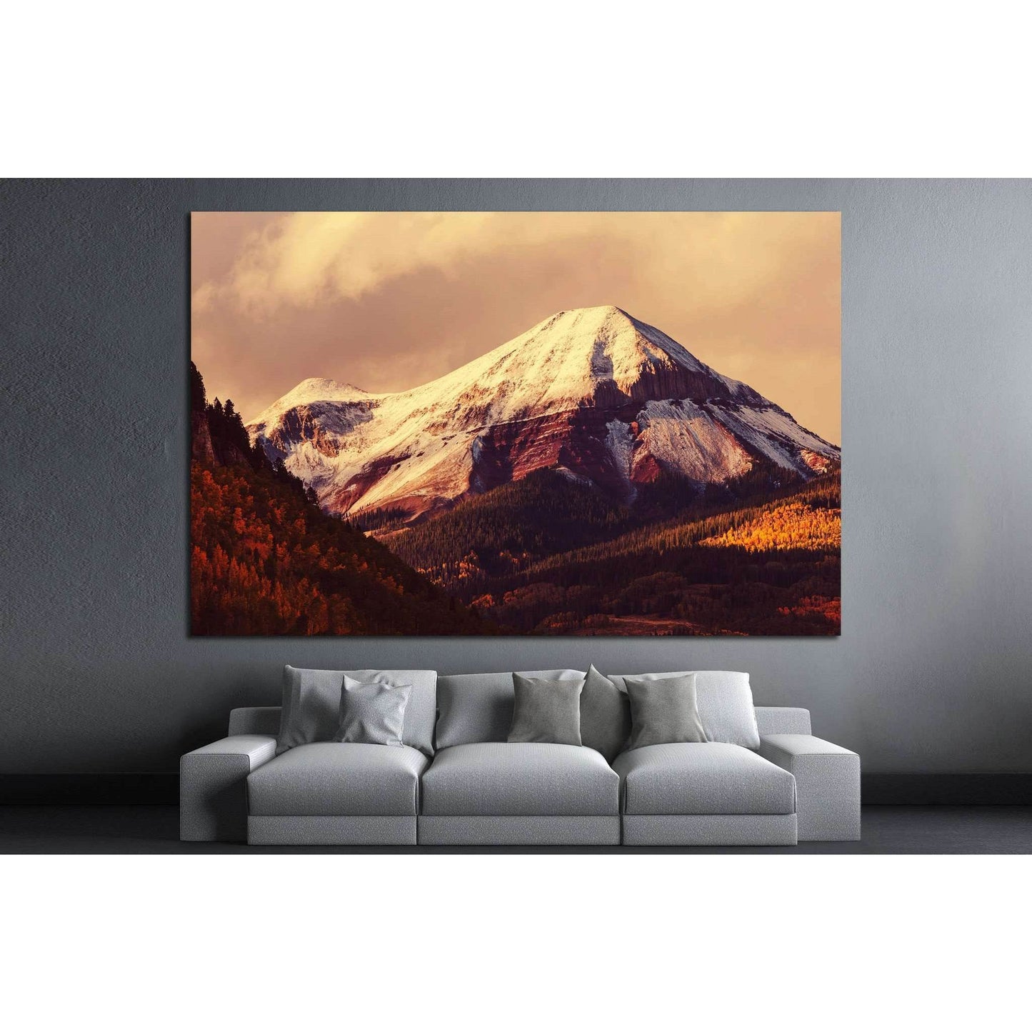 Autumn in Colorado mountains №16 Ready to Hang Canvas Print - Zellart Canvas Prints ALL_Products, s-16