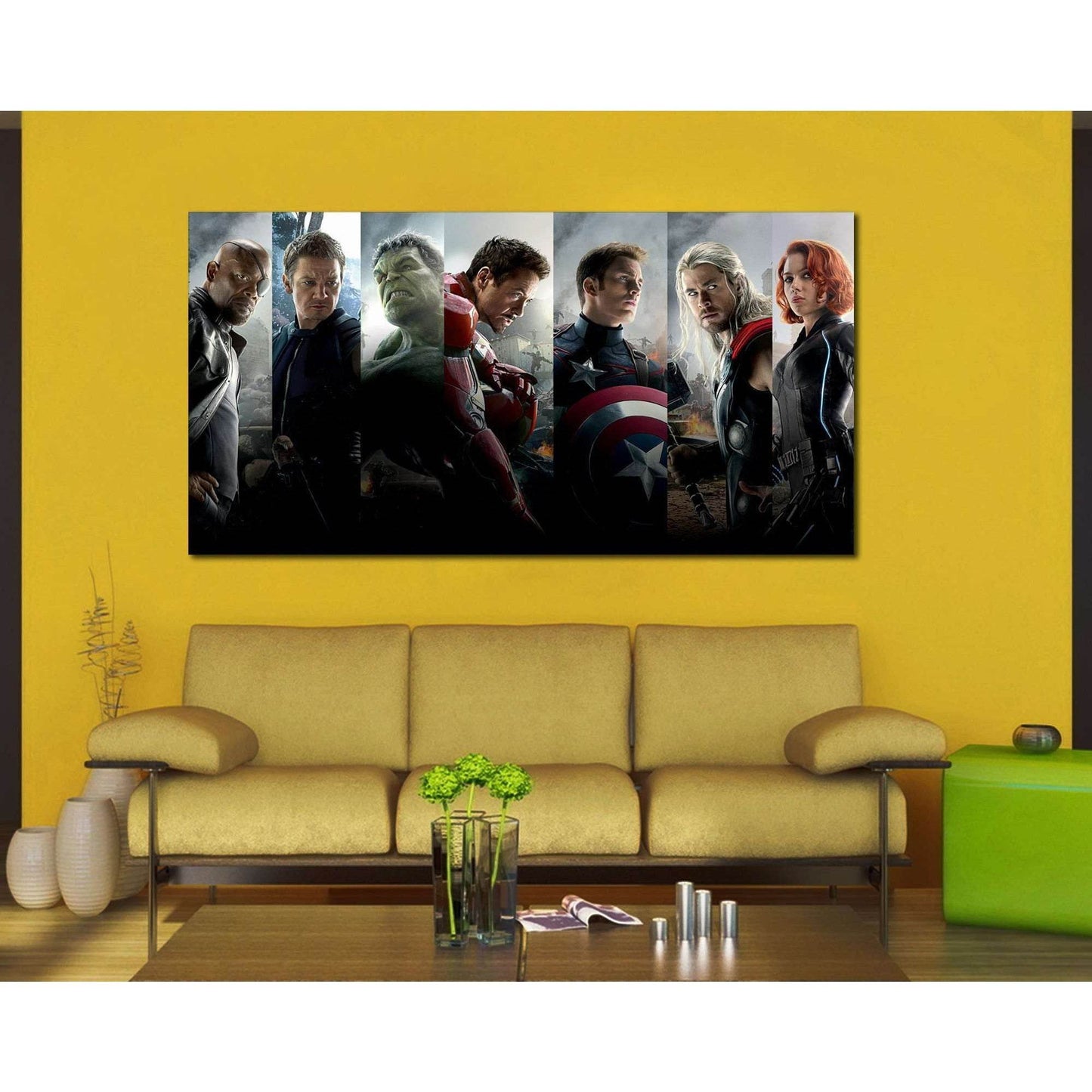 Avengers №2016 Ready to Hang Canvas Print - Zellart Canvas Prints ALL_Products