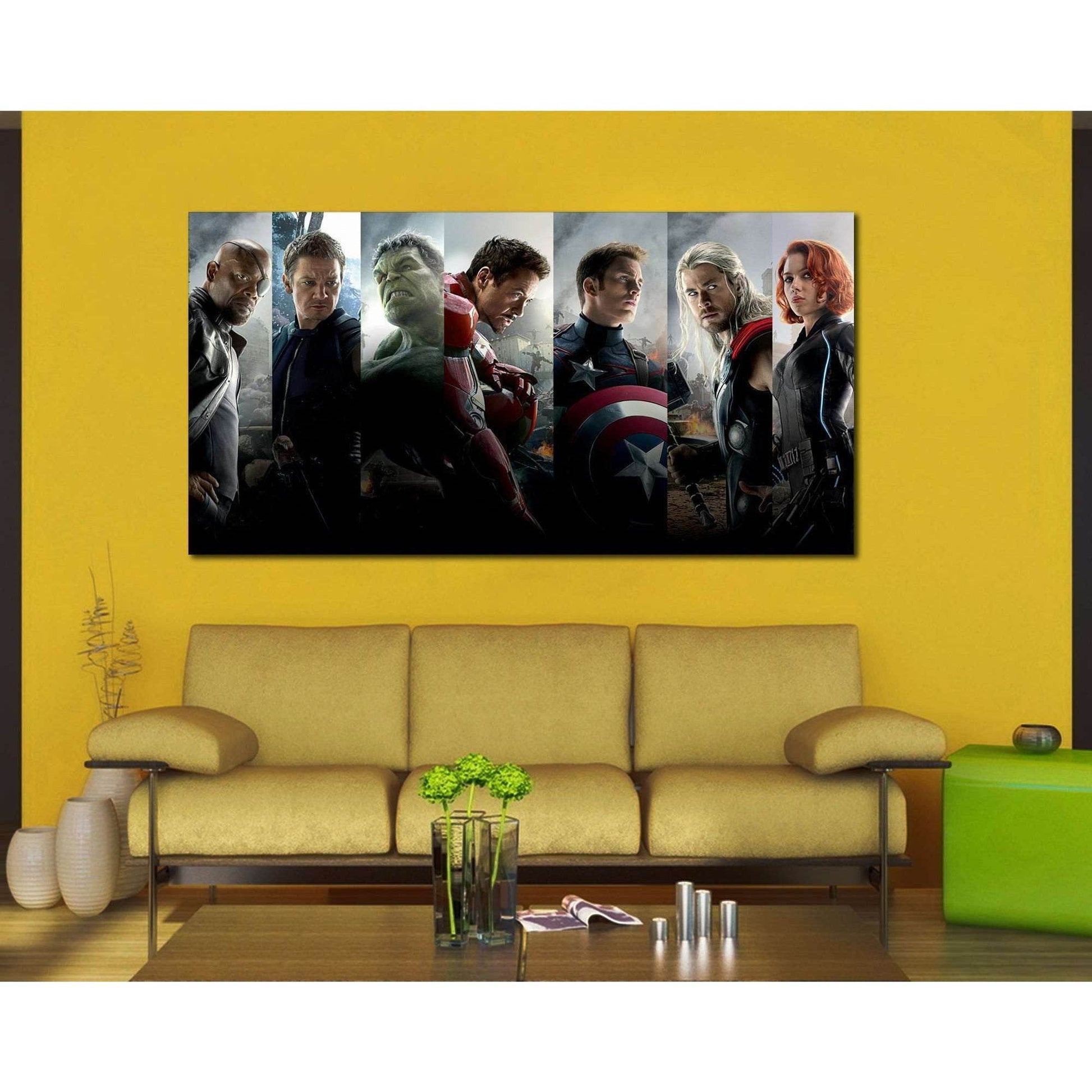 Avengers №2016 Ready to Hang Canvas Print - Zellart Canvas Prints ALL_Products