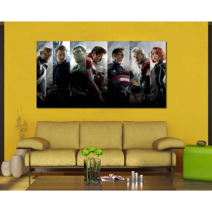 Avengers №2016 Ready to Hang Canvas Print - Zellart Canvas Prints ALL_Products
