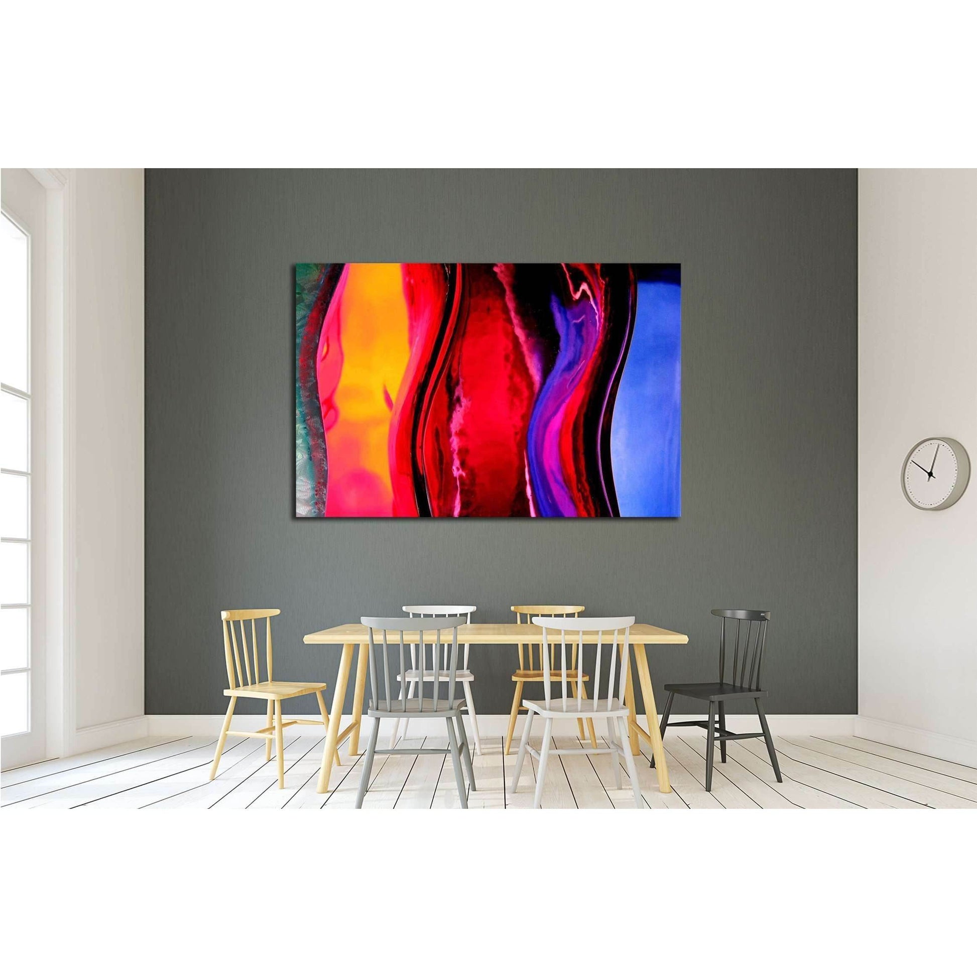 Background.Close Different Color Oil Paint Stock Photo №2529 Ready to Hang Canvas Print - Zellart Canvas Prints ALL_Products, s-2529