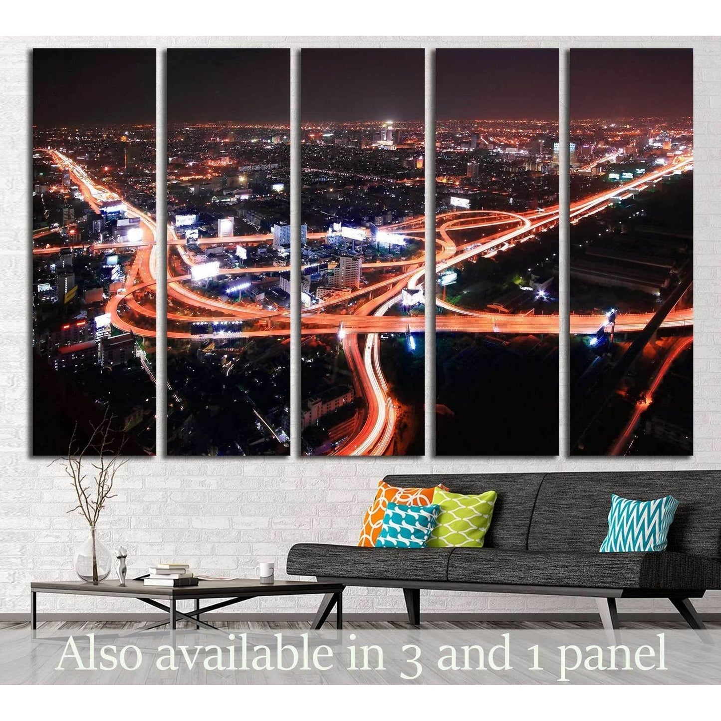 Bangkok №761 Ready to Hang Canvas Print - Zellart Canvas Prints ALL_Products, s-761