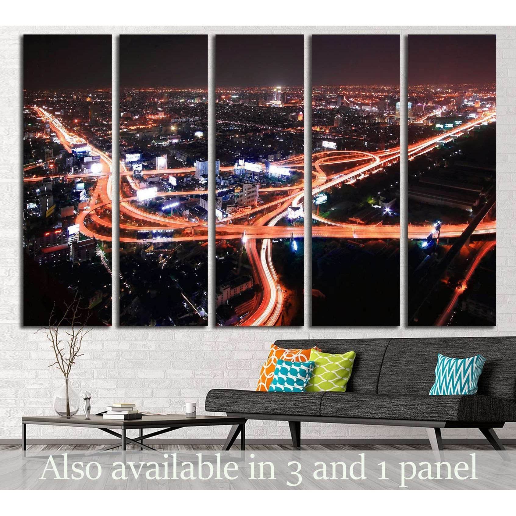 Bangkok №761 Ready to Hang Canvas Print - Zellart Canvas Prints ALL_Products, s-761