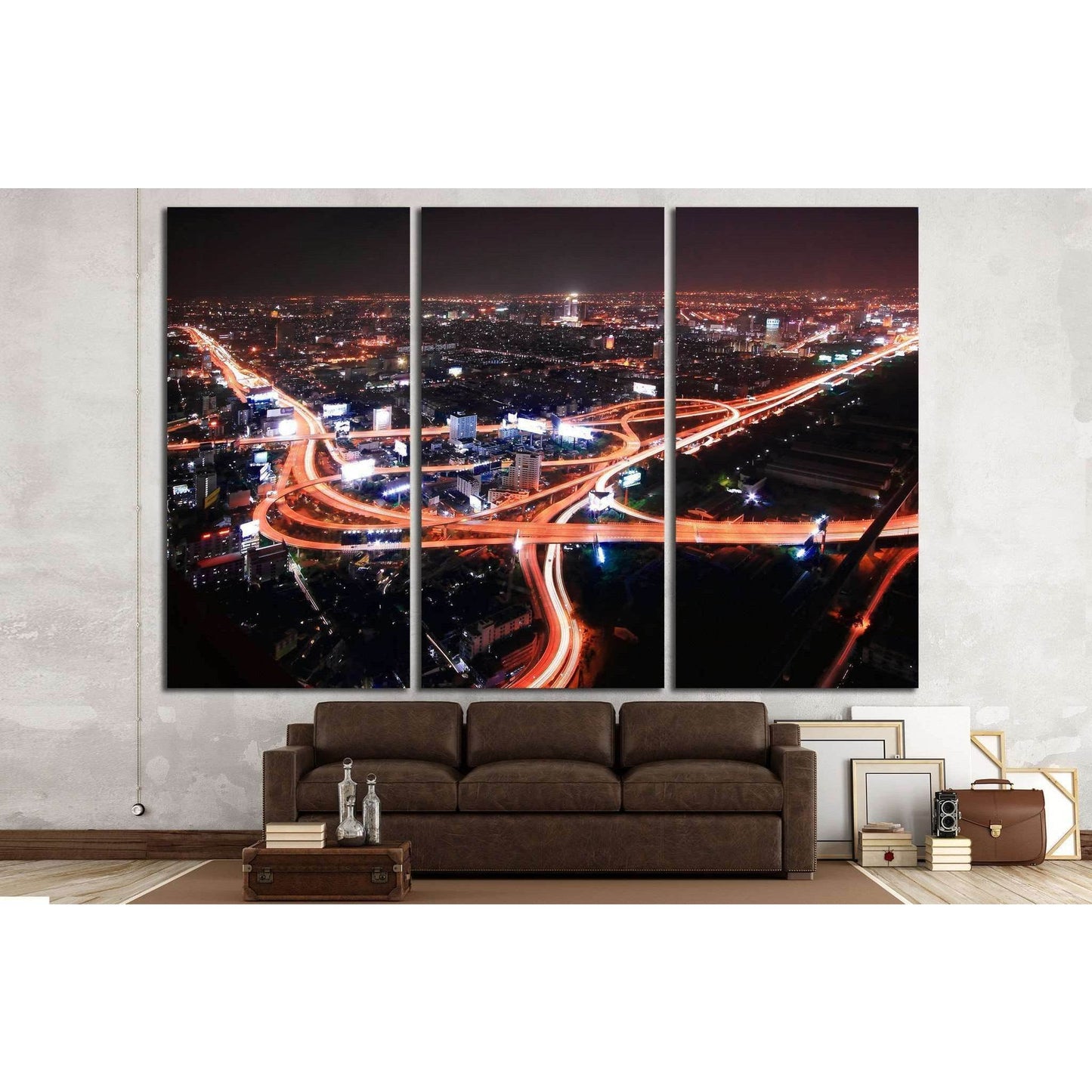 Bangkok №761 Ready to Hang Canvas Print - Zellart Canvas Prints ALL_Products, s-761