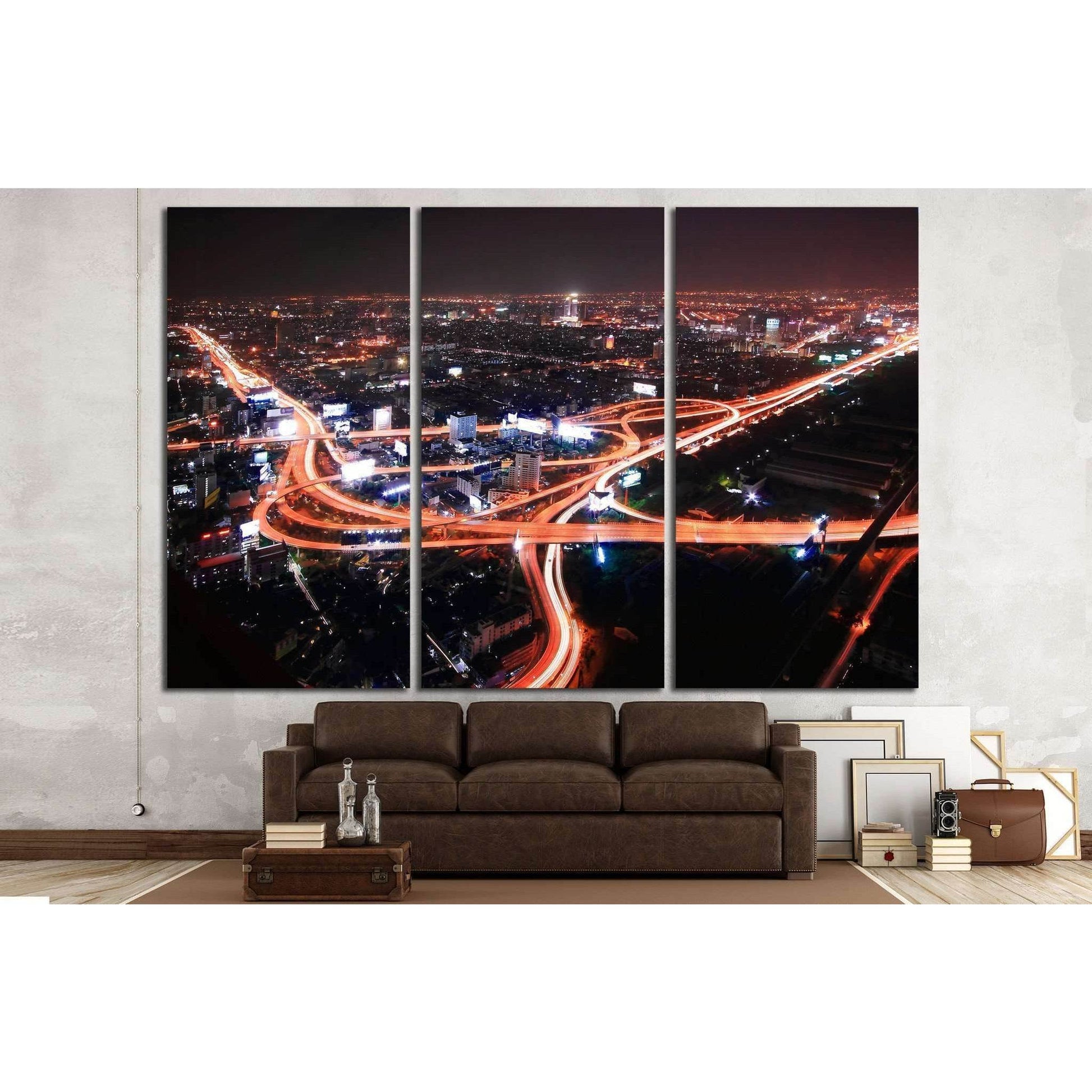 Bangkok №761 Ready to Hang Canvas Print - Zellart Canvas Prints ALL_Products, s-761