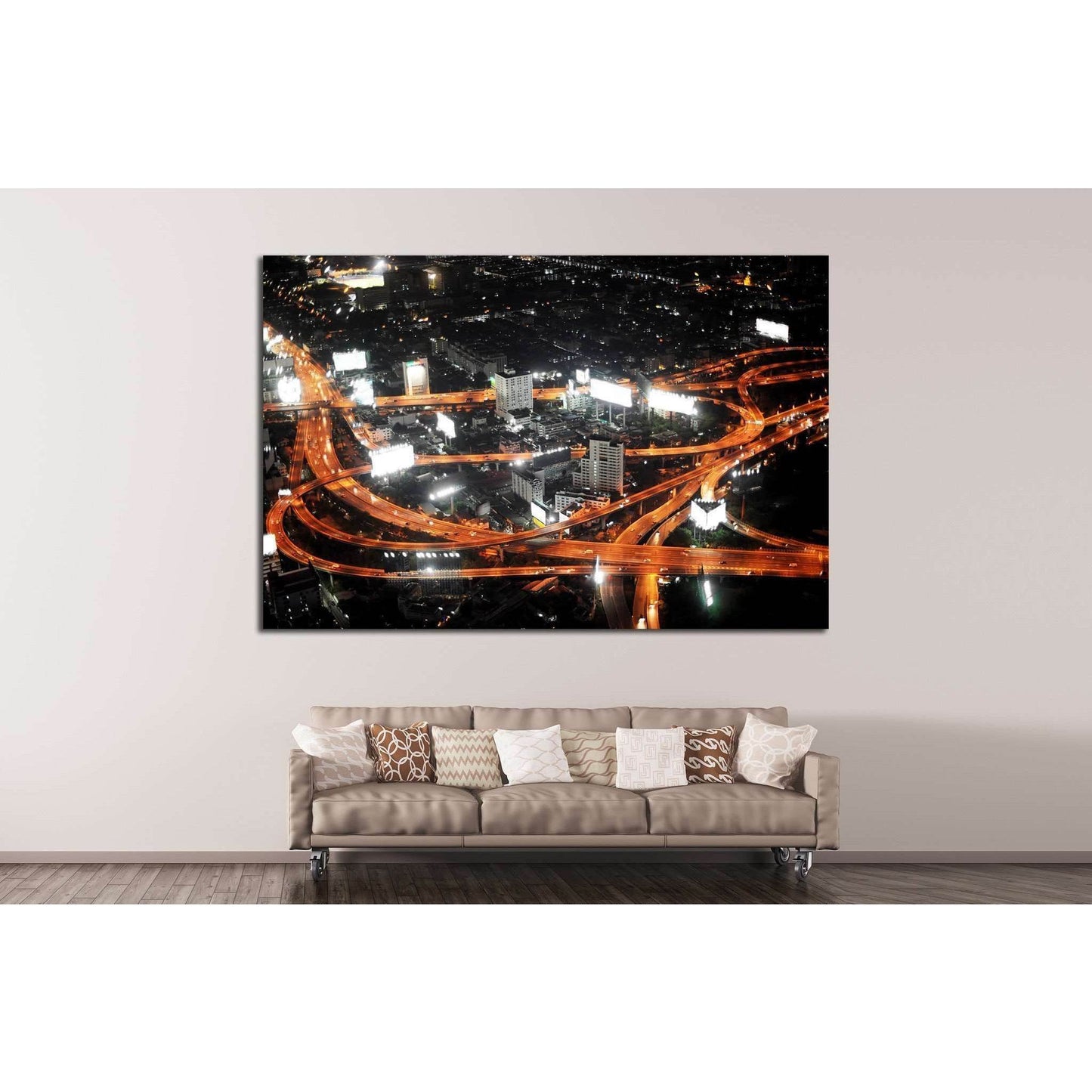 Bangkok №763 Ready to Hang Canvas Print - Zellart Canvas Prints ALL_Products, s-763