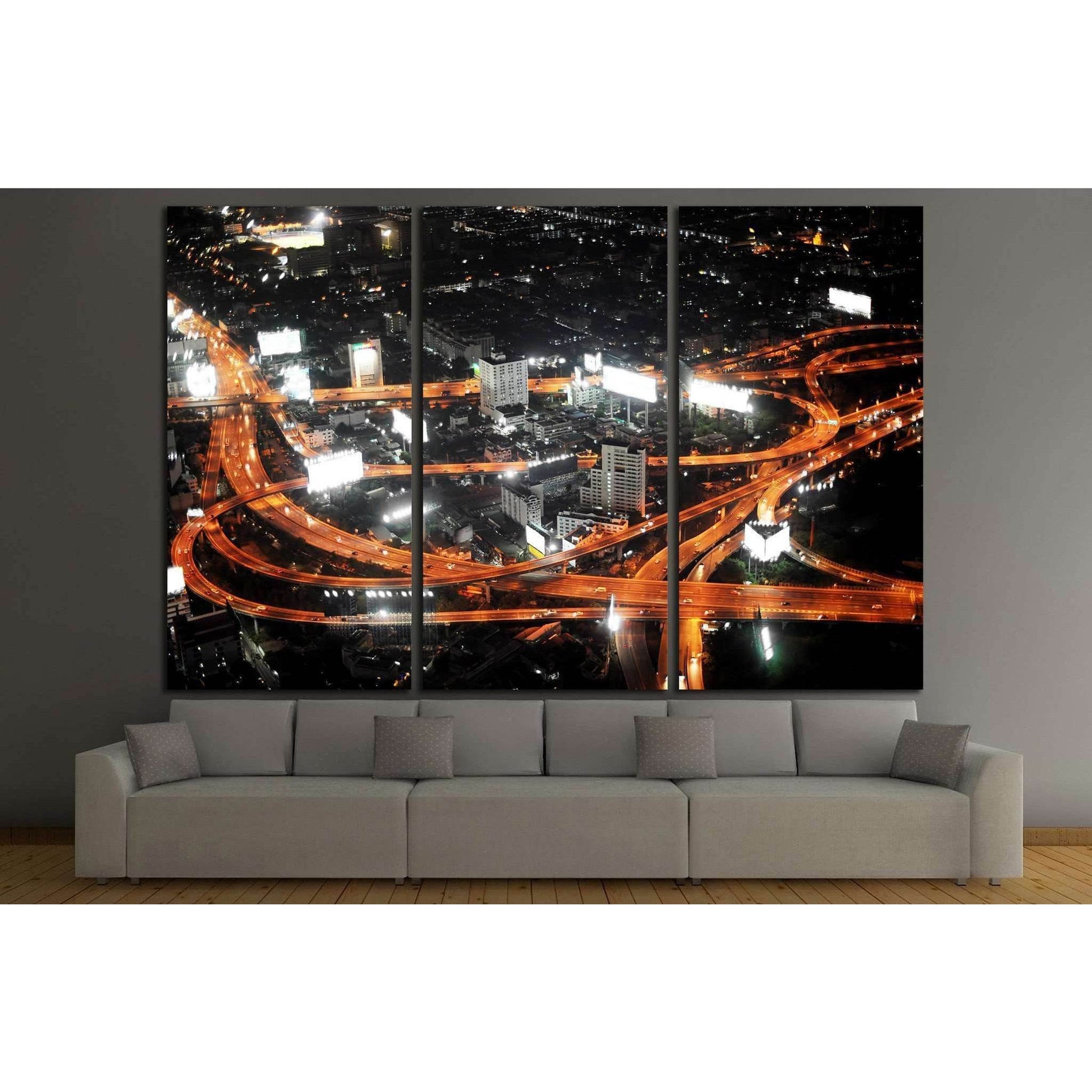 Bangkok №763 Ready to Hang Canvas Print - Zellart Canvas Prints ALL_Products, s-763