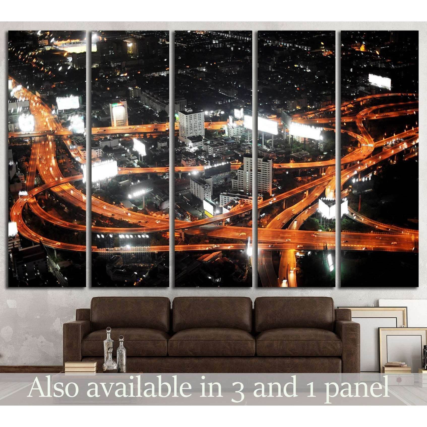 Bangkok №763 Ready to Hang Canvas Print - Zellart Canvas Prints ALL_Products, s-763