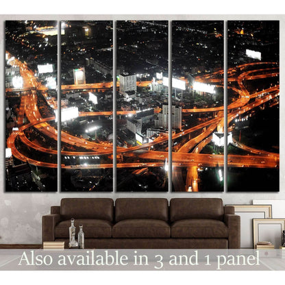 Bangkok №763 Ready to Hang Canvas Print - Zellart Canvas Prints ALL_Products, s-763