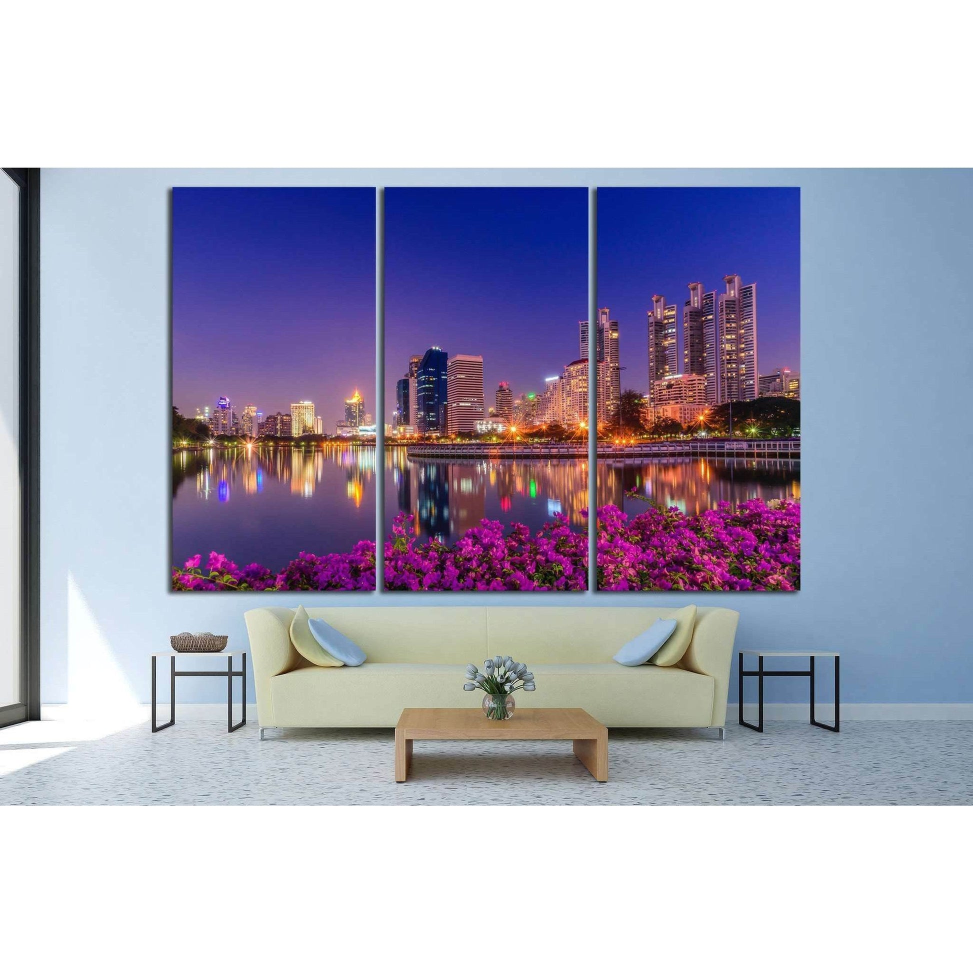 Bangkok, Thailand №829 Ready to Hang Canvas Print - Zellart Canvas Prints ALL_Products, s-829