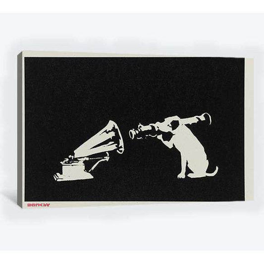 Banksy hmv - Canvas print - Zellart Canvas Prints 000Negative, 6011, ALL_Products