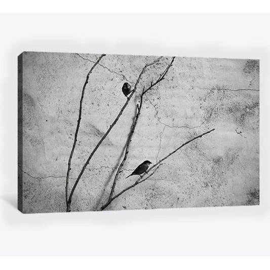 Banksy monochrome - Canvas print - Zellart Canvas Prints 000Negative, 6025, ALL_Products