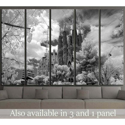 Barcelona, Spain №1813 Ready to Hang Canvas Print - Zellart Canvas Prints ALL_Products, s-1813