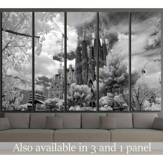 Barcelona, Spain №1813 Ready to Hang Canvas Print - Zellart Canvas Prints ALL_Products, s-1813