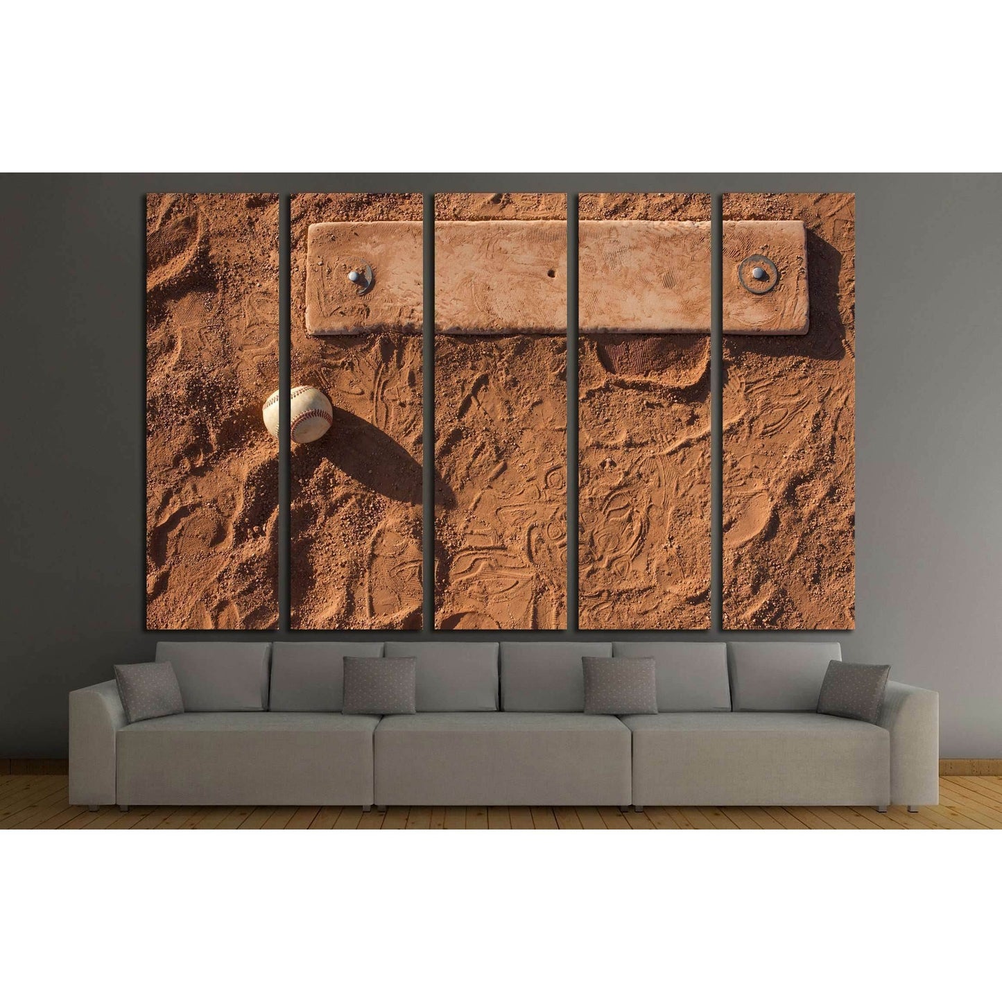 Baseball on the Pitchers Mound with room for copy №2120 Ready to Hang Canvas PrintCanvas art arrives ready to hang, with hanging accessories included and no additional framing required. Every canvas print is hand-crafted, made on-demand at our workshop an