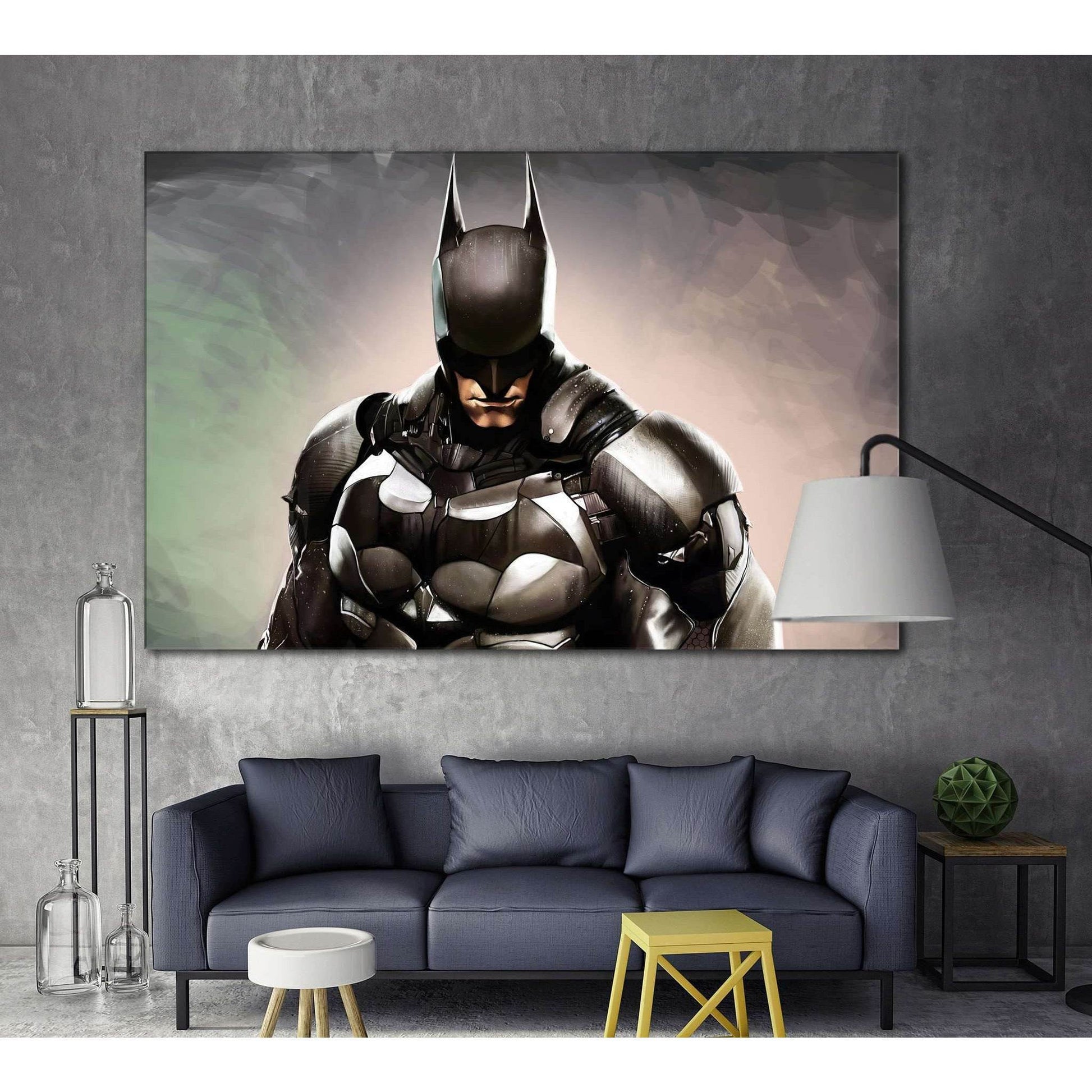 Batman №2004 Ready to Hang Canvas PrintCanvas art arrives ready to hang, with hanging accessories included and no additional framing required. Every canvas print is hand-crafted, made on-demand at our workshop and expertly stretched around 100% North Amer