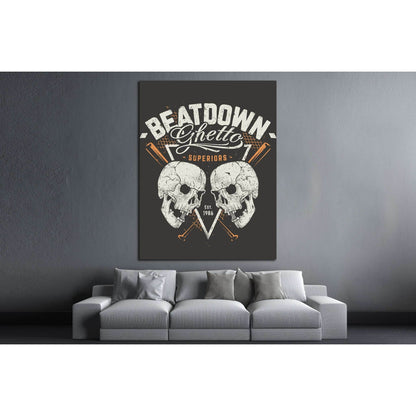 beatdown №4590 Ready to Hang Canvas PrintCanvas art arrives ready to hang, with hanging accessories included and no additional framing required. Every canvas print is hand-crafted, made on-demand at our workshop and expertly stretched around 100% North Am