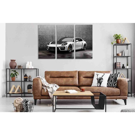 Beautiful car №D2810 Ready to Hang Canvas Print - Zellart Canvas Prints 0new, ALL_Products, Black & White Wall Art