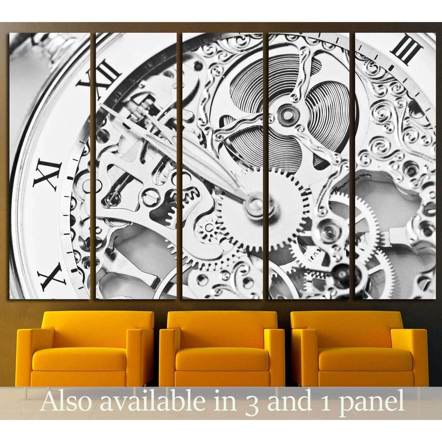 Beautiful Clockwork №221 Ready to Hang Canvas Print - Zellart Canvas Prints ALL_Products, wd-221