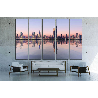 beautiful dawn view of kuwait cityscape №2327 Ready to Hang Canvas PrintCanvas art arrives ready to hang, with hanging accessories included and no additional framing required. Every canvas print is hand-crafted, made on-demand at our workshop and expertly