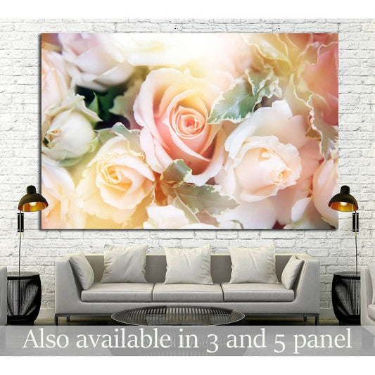 beautiful flowers made with color filters №1356 Ready to Hang Canvas PrintCanvas art arrives ready to hang, with hanging accessories included and no additional framing required. Every canvas print is hand-crafted, made on-demand at our workshop and expert