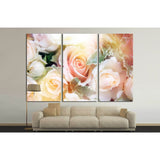 beautiful flowers made with color filters №1356 Ready to Hang Canvas Print