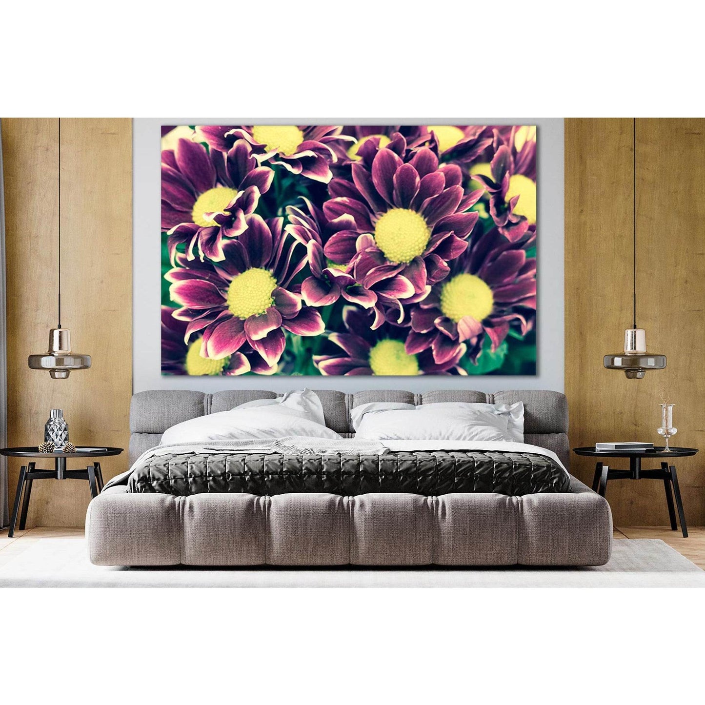 Beautiful Flowers №SL712 Ready to Hang Canvas Print - Zellart Canvas Prints 0new, ALL_Products, Floral & Botanical Wall Art